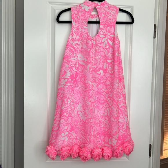 Lilly Pulitzer Linda Dress Pink Tropics Bunny Hop 💕 - Picture 4 of 5